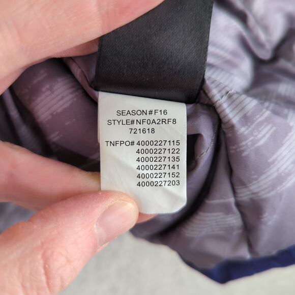 The North Face Dunagiri Down Jacket NF0A2RF8 Belted Parka Women's Small Coat - Picture 10 of 10